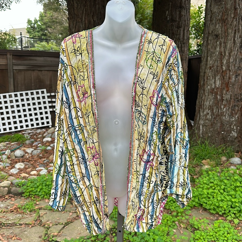 Sun Child Short Silk Jacket
